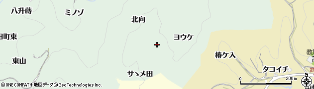 愛知県豊田市鍋田町（ヨウケ）周辺の地図