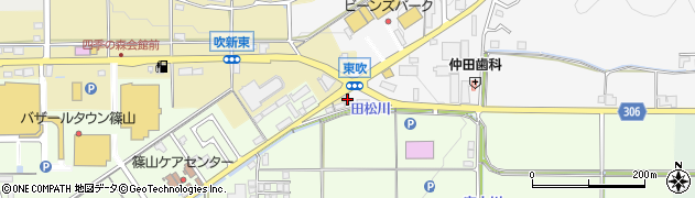 兵庫県丹波篠山市東吹327周辺の地図