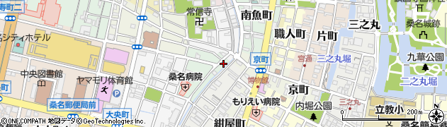 三重県桑名市京橋町43周辺の地図
