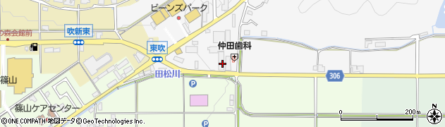 兵庫県丹波篠山市東吹336周辺の地図