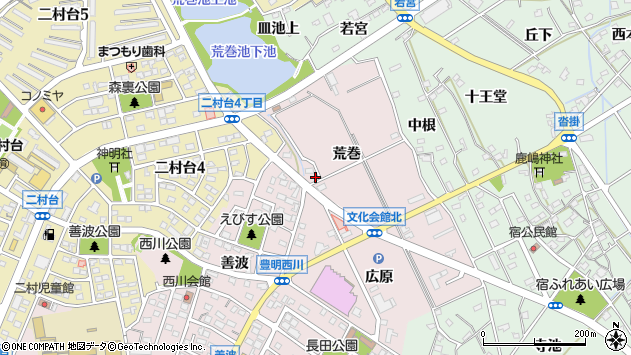 〒470-1121 愛知県豊明市西川町の地図