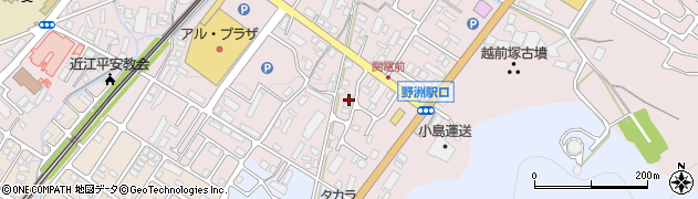 滋賀県野洲市小篠原891周辺の地図
