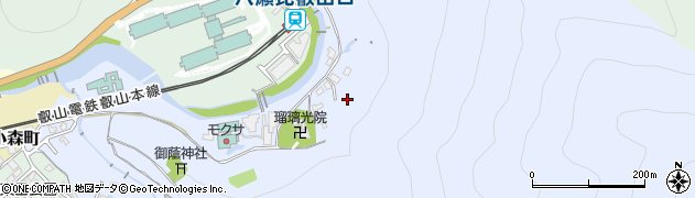京都府京都市左京区上高野東山周辺の地図