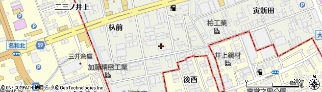 愛知県名古屋市緑区大高町二番割周辺の地図