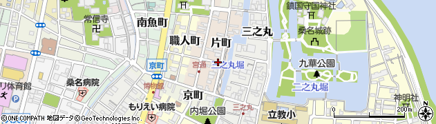 三重県桑名市片町周辺の地図
