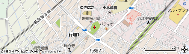 行事神社周辺の地図
