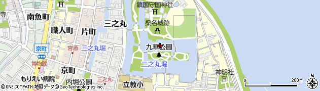 吉之丸堀周辺の地図