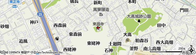 東昌院周辺の地図