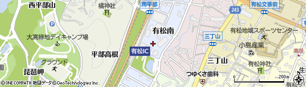 愛知県名古屋市緑区有松南周辺の地図