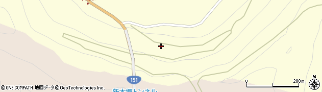 愛知県東栄町（北設楽郡）本郷（南山）周辺の地図