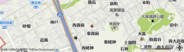 愛知県名古屋市緑区大高町周辺の地図
