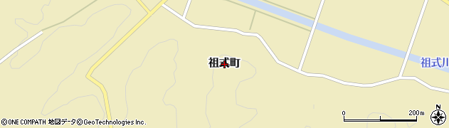 島根県大田市祖式町周辺の地図
