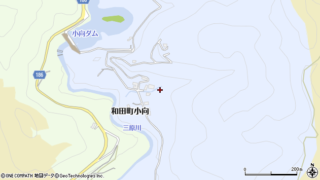 〒299-2724 千葉県南房総市和田町小向の地図