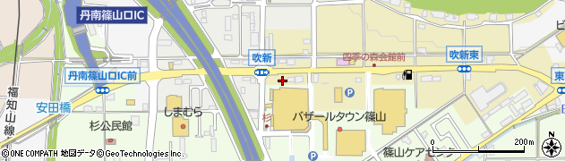 兵庫県丹波篠山市吹新6周辺の地図