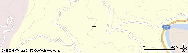 愛知県設楽町（北設楽郡）田峯（ムクロシカ久保）周辺の地図