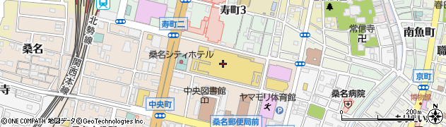 川スミマキシプラザアピタ桑名店周辺の地図