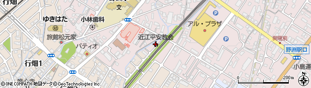 滋賀県野洲市小篠原1082周辺の地図