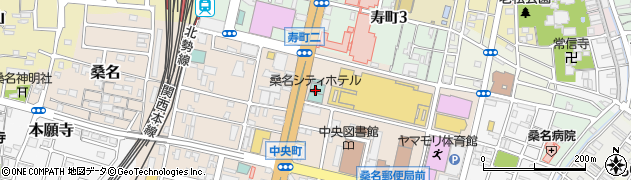 桑名シティホテル周辺の地図
