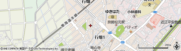 滋賀県野洲市行畑520周辺の地図