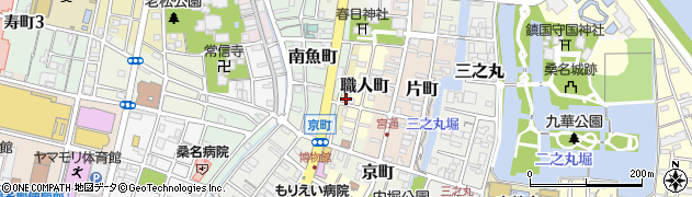 三重県桑名市油町周辺の地図