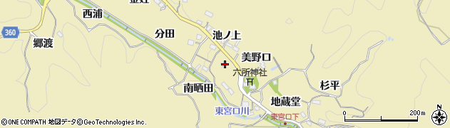 愛知県豊田市坂上町（判行前）周辺の地図