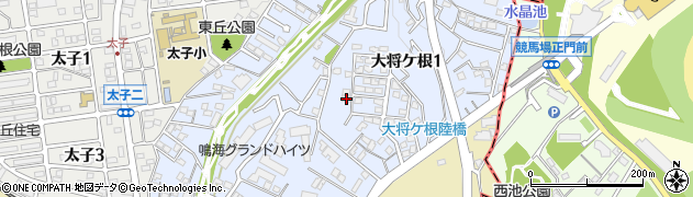 愛知県名古屋市緑区大将ケ根周辺の地図