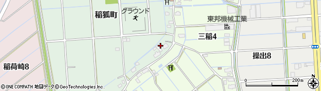 愛知県弥富市稲狐町137周辺の地図