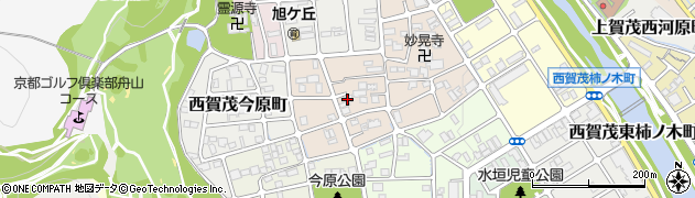 京都府京都市北区西賀茂南川上町周辺の地図
