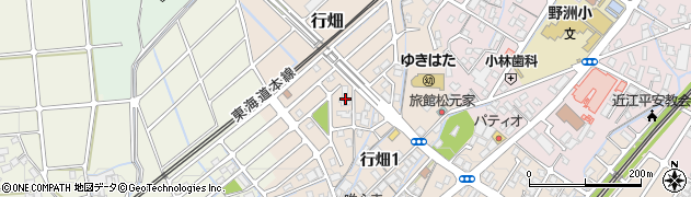 滋賀県野洲市行畑519周辺の地図