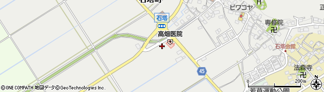 滋賀県東近江市石塔町237周辺の地図
