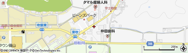 兵庫県丹波篠山市東吹352周辺の地図