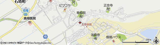 滋賀県東近江市石塔町54周辺の地図