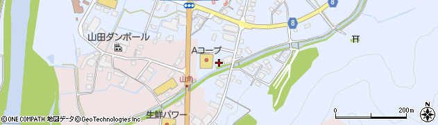 兵庫西農協粟賀支店周辺の地図
