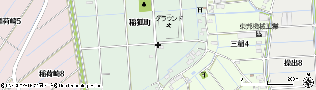 愛知県弥富市稲狐町147周辺の地図