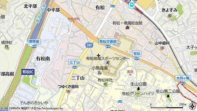 〒458-0901 愛知県名古屋市緑区有松町有松の地図