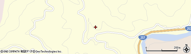 愛知県設楽町（北設楽郡）田峯（砂多）周辺の地図