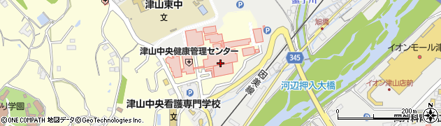 イオンディライト株式会社　津山センター周辺の地図