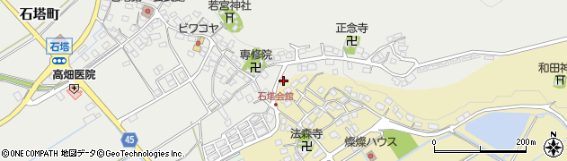 滋賀県東近江市石塔町28周辺の地図