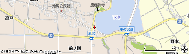 京都府亀岡市馬路町平野沢下池周辺の地図