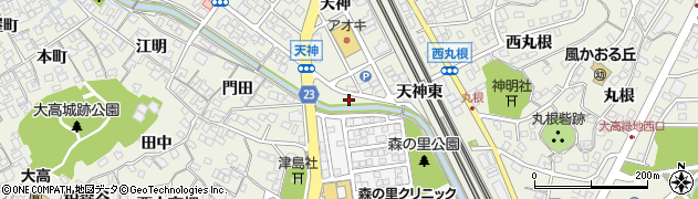 愛知県名古屋市緑区大高町天神142周辺の地図