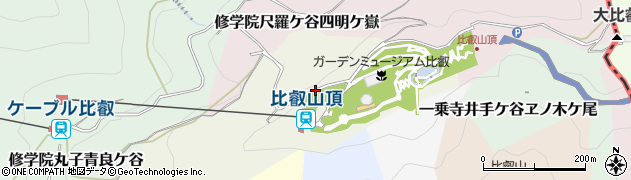 京都府京都市左京区修学院牛ケ額周辺の地図
