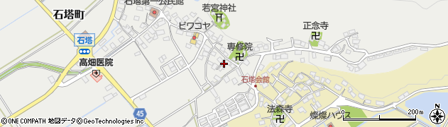 滋賀県東近江市石塔町950周辺の地図