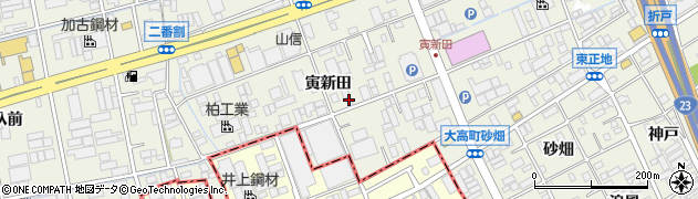 愛知県名古屋市緑区大高町（寅新田）周辺の地図