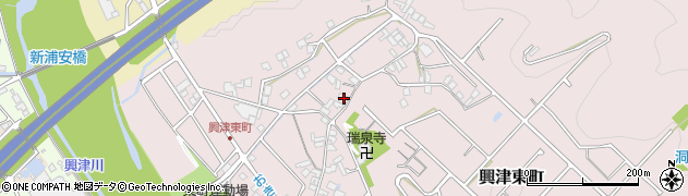 静岡県静岡市清水区興津東町792周辺の地図
