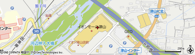 鎌倉パスタ イオンモール津山店周辺の地図