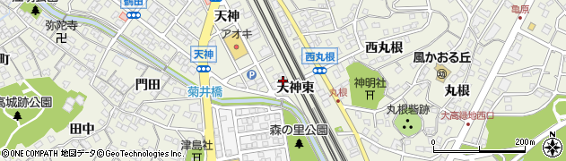 愛知県名古屋市緑区大高町（天神東）周辺の地図