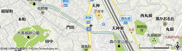 愛知県名古屋市緑区大高町天神151周辺の地図