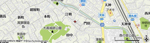 愛知県名古屋市緑区大高町門田59周辺の地図