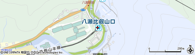 八瀬比叡山口駅周辺の地図