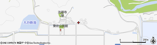兵庫県丹波篠山市東吹89周辺の地図